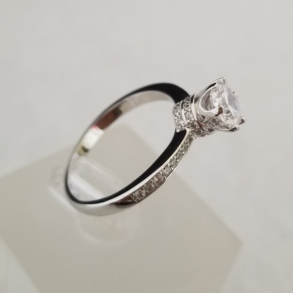 Sterling 1.25ct TW Solitaire - Picture 5 of 8